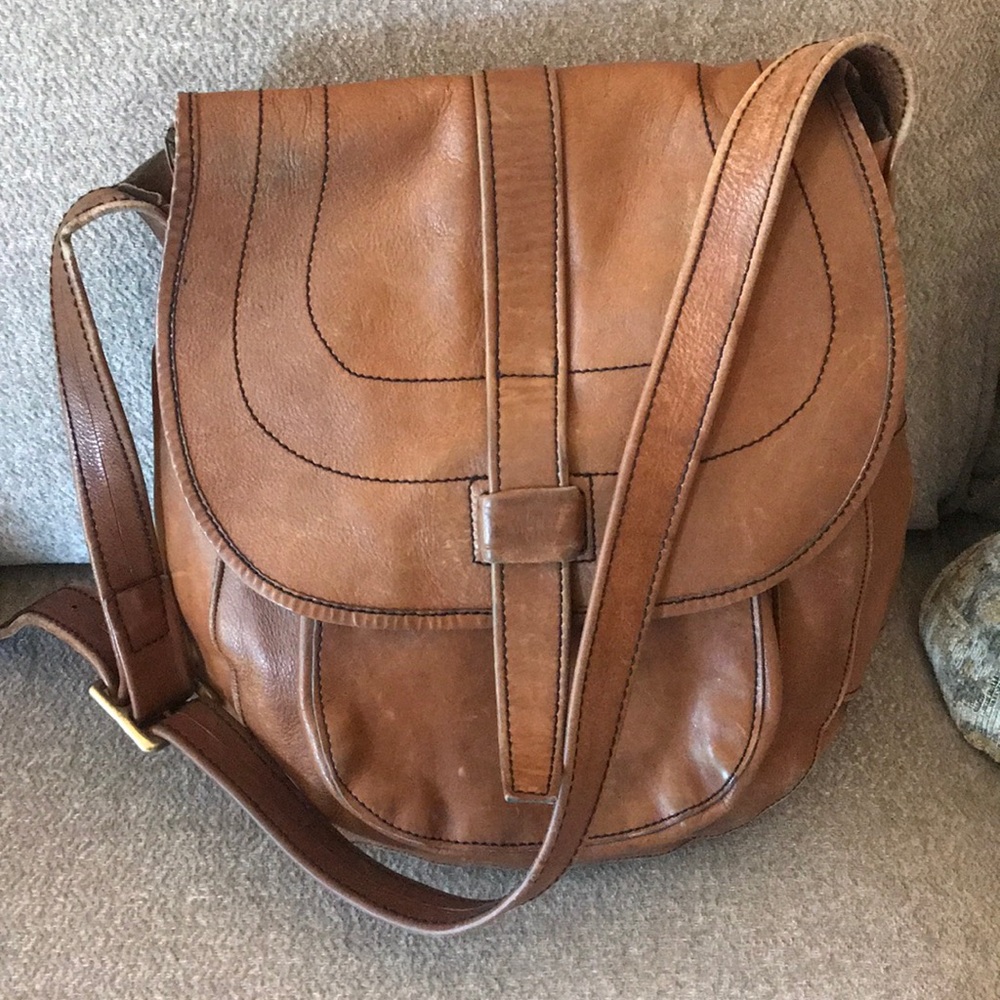 Vintage Leather Shoulder Bag